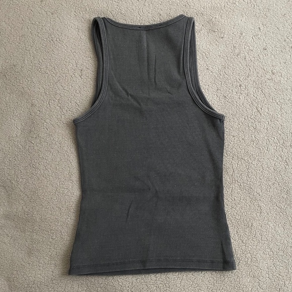 Zara Faded Grey Tank Top - Picture 3 of 4